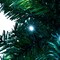 6FT Hinged Fir Artificial Fir Bent Top Christmas Tree, Xmas Tree Bendable Santa Hat Style Christmas Tree Holiday Decoration,1250 Lush Branch Tips, 300 LED Lights X-mas
